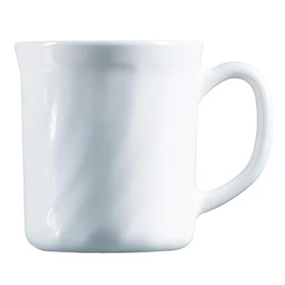 Image of Luminarc ‘Trianon’ 68978 Coffee Mug, 290 ml, Height 9 cm, opal glass, white (6 pieces)