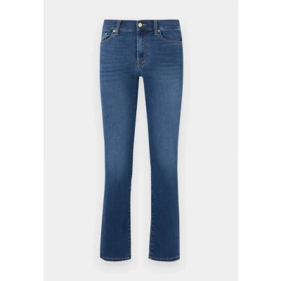 Image of 7 For All Mankind Women&#039;s Roxanne Bair Eco Jeans, Mid Blue, 25W / 25L