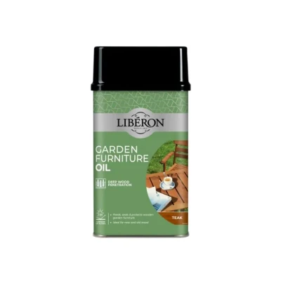Image of Liberon Garden Furniture Oil Teak 500ml