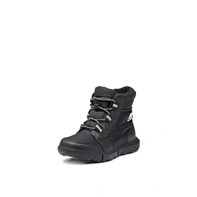 Image of Sorel Women&#039;s Winter Boots, EXPLORER II CARNIVAL SPORT WP, Black (Black), Size: 4