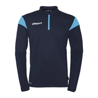 Image of uhlsport Squad 27 1/4 Zip Top, Unisex Pullover Sweater, marine/skyblau,