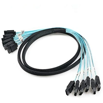 Image of CableDeconn High Speed 6Gbps SATA 6 Cable SAS for Server Pieces (1m)