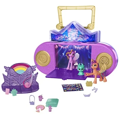 Image of My Little Pony: Make Your Mark Toy Musical Mane Melody Playset with Lights and Sounds, 20 pieces, for Children 3 years Up