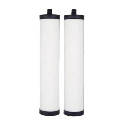 Image of Doulton Water Filter Cartridge with Activated Carbon 2 x 10 Ultracarb Ceramic Undersink Tap Filtration Reduces Contaminants M15 Thread Franke Compatible 5594