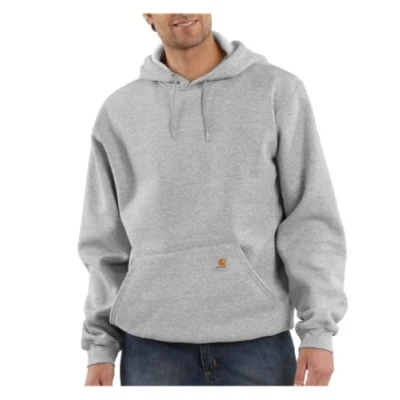 Image of Carhartt Men&#039;s Big &amp; Tall Midweight Sweatshirt Hooded Pullover Original Fit,Heather Gray,XXX Large