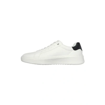 Image of Skechers Men&#039;s Court Break Suit Sneaker, White Duraleather, 9 UK