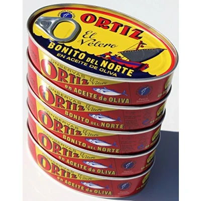 Image of Ortiz White Tuna in Olive Oil 112 gr. (Pack of 5)