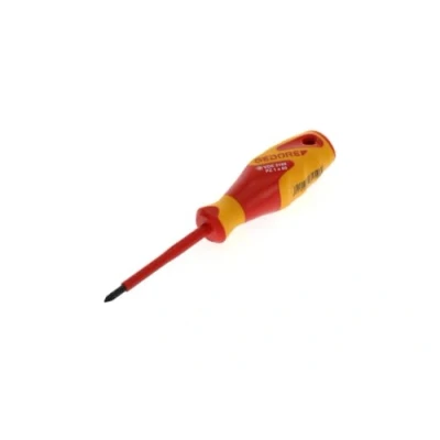 Image of GEDORE VDE Screwdriver Phillips PZ1, 1000 V insulated, Length 180 mm, Tool, 2160 PZ 1, Steel
