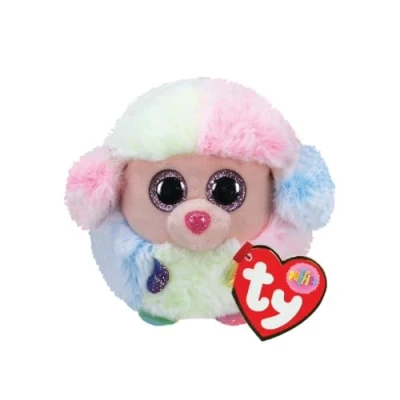 Image of Ty UK Ltd 2005127 Rainbow Poodle Puffies Plush Animal, Multicolor, 7cm