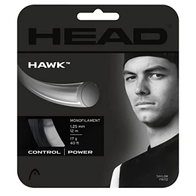 Image of HEAD Unisex Adult&#039;s Hawk Set Tennis String, Black, 17