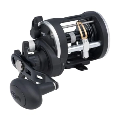 Image of PENN Rival Level Wind Conventional Nearshore/Offshore Fishing Reel, HT 100 Star Drag, Max of 15lb 6.8kg, Forged and Machined Aluminum Spool, 20, Multi