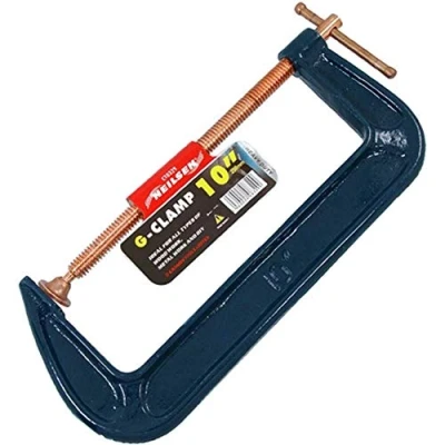 Image of Heavy Duty G Clamp 10&quot; Copper Plated