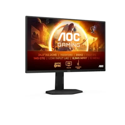 Image of AOC Gaming 25G4SXU 25 Zoll Full HD Monitor, 310 Hz, 1 ms, FreeSync Prem., G Sync comp., HDR10 (1920x1080, 2X HDMI 2.0, 1x DisplayPort 1.4) schwarz grau