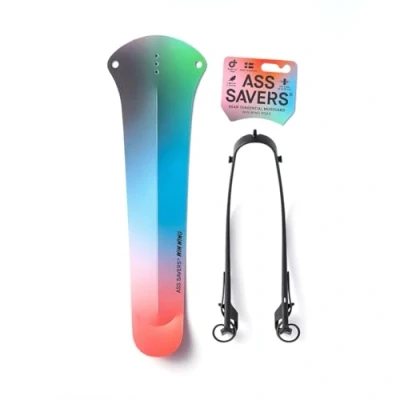 Image of Ass Savers Win Wing 2 Road Spektrum, Rear Mudguard for Gravel Bikes with Black Wishbone, Tire Widths up to 35mm, Ultralight, Clip On, Easy Installation &amp; Removal, Secure Mount, Swedish Design