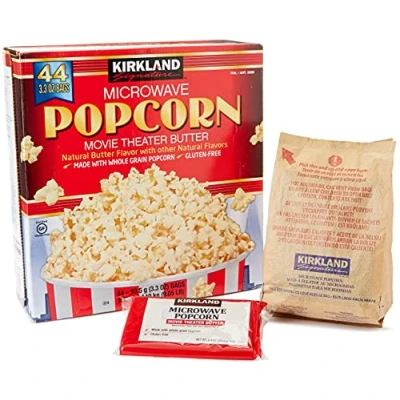 Image of Kirkland Signature Microwave Popcorn 44 Pack Box