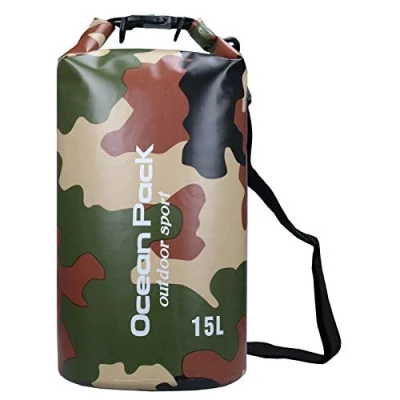 Image of 2L/3L/5L/10L/15L/20L/30L 500D Tarpaulin Heavey Duty PVC Water Proof Dry Bag Sack for Kayaking/Boating/Canoeing/Fishing/Rafting/Swimming/Camping/Snowboarding