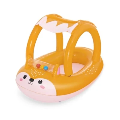 Image of Bestway Inflatable Baby Float for Kids Swimming Pool Inflatable, Swim Float, Toys with Canopy Boys and Girls, Multiple Designs