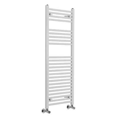 Image of Warmehaus Contemporary Straight Heated Bathroom Towel Rail Radiator Rad 1500 x 500 White