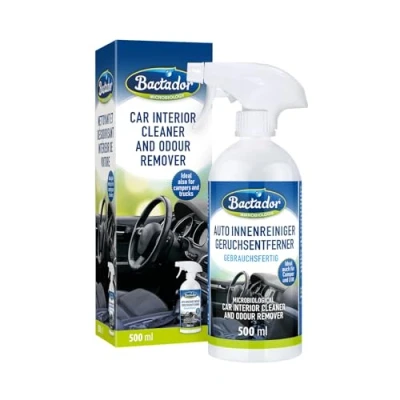 Image of Bactador car interior cleaner and odour remover Spray 500 ml Microbiological &amp; Reliable for pet odours Material friendly