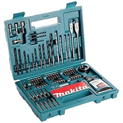 Image of Makita B 53811 Drill &amp; Screwdriver Bit Accessory Set (100 Piece), Multi Colour, of 100