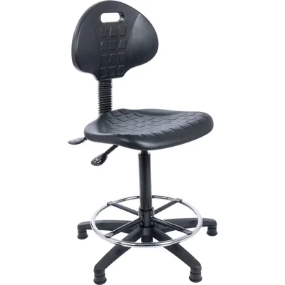 Image of Lincoln High Industrial Polyurethane Chair Black