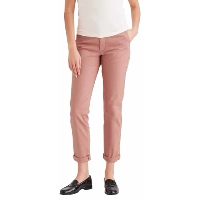 Image of Dockers Women&#039;s Weekend Chino Slim Fit, Tall Casual, Old Rose, 32