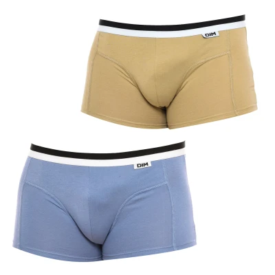 Image of Dim Pack 2 Boxers Basic breathable fabric D05H2 Mens modern and elegant design Multicolour Size Large