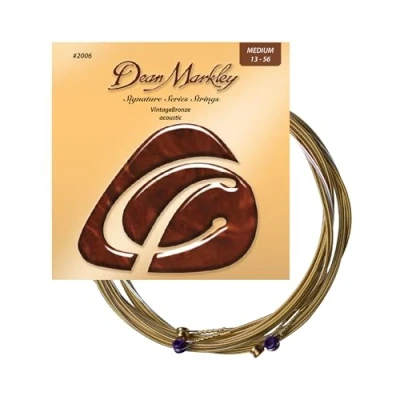 Image of Dean Markley 2006A .013 .058 Vintage Bronze MED 2006 Acoustic Guitar Strings