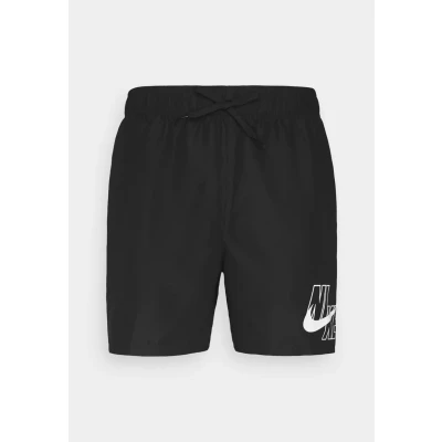 Image of NIKE Men&#039;s 5 Volley Short Swimsuit, Black/White, M UK