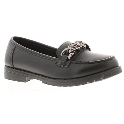 Image of Miss Riot Amy Girls School Shoes Black 1 UK