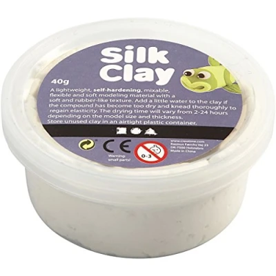 Image of Creativ 100263 40 g Silk Clay, White