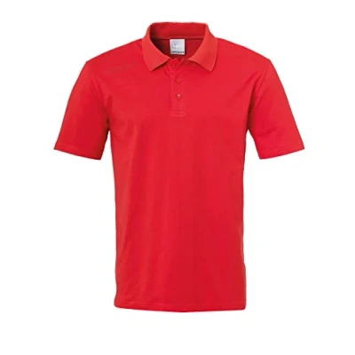 Image of uhlsport Essential Men&#039;s Polo Shirt, Mens, 100221004, red, XXX Large