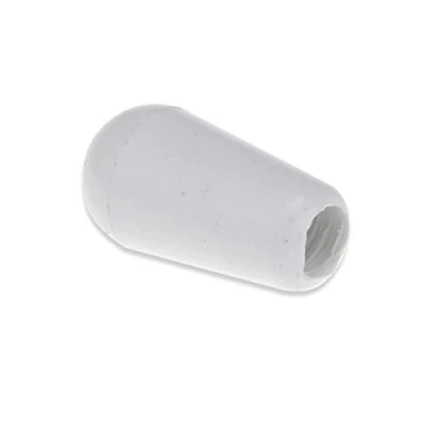 Image of Musiclily Pro Inch Size Thread Plastic Guitar Toggle Pickup Switch Tips for Les Paul Style, White(2 Pieces)