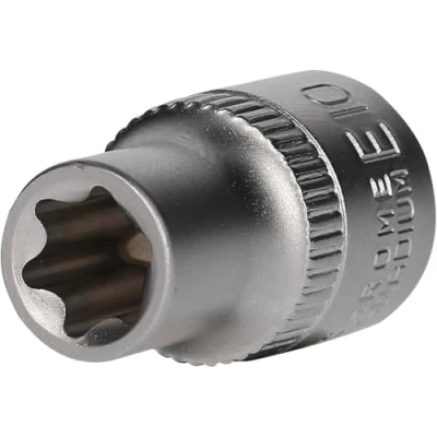 Image of BRILLIANT TOOLS BT020965 1/4 Inch Torx Socket Spanner Insert, 25 mm, E10 [Powered by KS Tools]