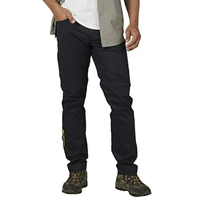 Image of All Terrain Gear by Wrangler Men&#039;s Packable ZIPOFF Cargo, Black, W33 / L32