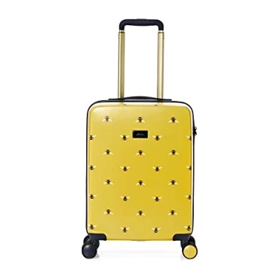 Image of Joules Botanical Bee Hard Case Trolley Travel Luggage 4 Wheel, Small