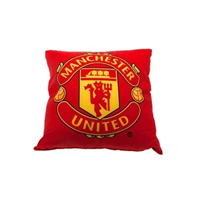 Image of Official Manchester United FC Cushion a great gift / present for men, boys, sons, husbands, dads, boyfriends Christmas, Birthdays, Fathers Day, Valentines Anniversaries or just as treat and avid football fan