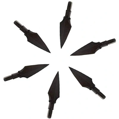 Image of Namvo 6pcs Metal Archery Broadheads 157Grain Traditional Outdoor Hunting Arrows Head