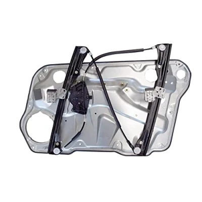 Image of 1J4837461H Window regulator VALEO 851544 Left Front electric with bolted on plate without motor comfort function VOLKSWAGEN: Golf 4