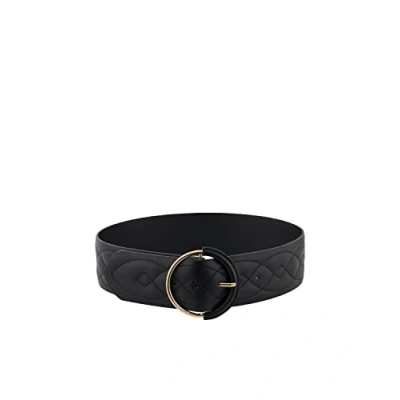 Image of PIECES Women&#039;s Pcnatali Padding Waist Belt, Black, UK 44