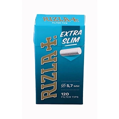 Image of Rizla Extra Slim Filter Sticks 5.7mm Diameter 120 Filters Per Pack, 10 Packs (7038 002)