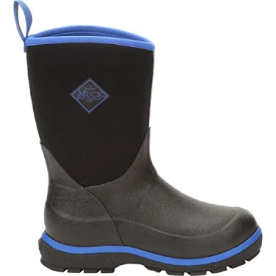 Image of Muck Boot unisex child boys girls Kid&#039;s Element Blue Size: 4 Big Kid