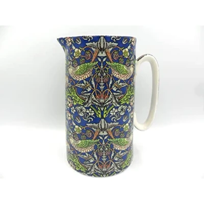 Image of William Morris Blue Strawberry Thief Large jug for The Abbeydale Collection