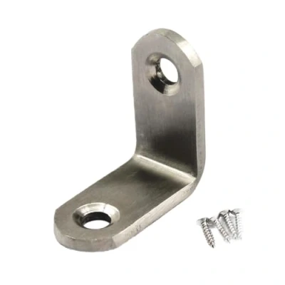 Image of (20 Pieces) 30x30x3mm Angle Connector Corner Brackets (Thickness 3mm) Stainless Steel L Shape Brace with Screws