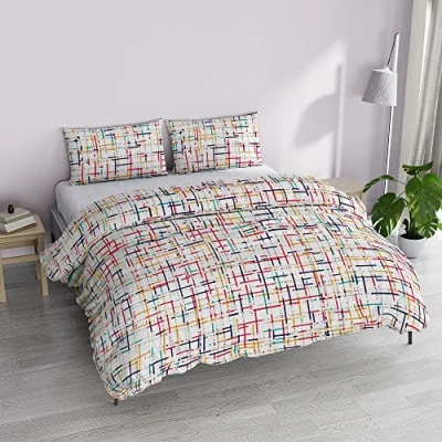 Image of Italian Bed Linen MB Home Basic “Dafne Duvet Cover Set, Snakeworld, Double