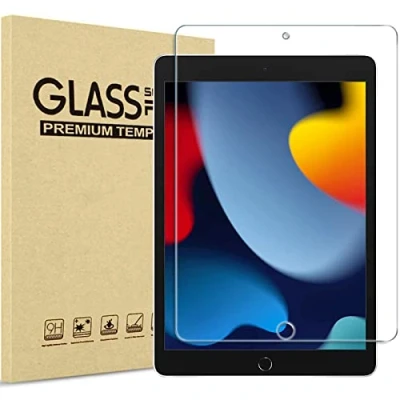 Image of ProCase 1 Pack Screen Protector for iPad 10.2 Inch 9th / 8th 7th Generation 2021 2020 2019, Tempered Glass Film Guard 7 8 9 Clear