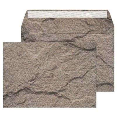 Image of Blake Creative Senses C5 162 x 229 mm 135gsm Peel &amp; Seal Natural Finish Wallet Envelopes (NT356) Dartmoor Granite Design Pack of 125