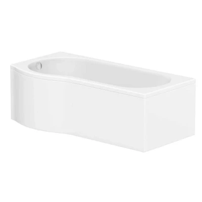 Image of Essential Sigma White P Shaped Right Hand Bath 1700mm x 850mm Acrylic