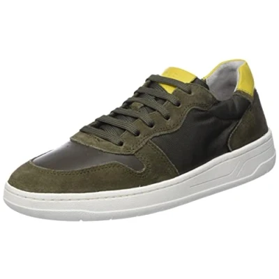 Image of Geox Men&#039;s U Magnets Sneaker, Military, 7 UK