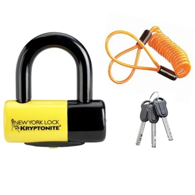 Image of Kryptonite New York Liberty Disc Lock Yellow,
